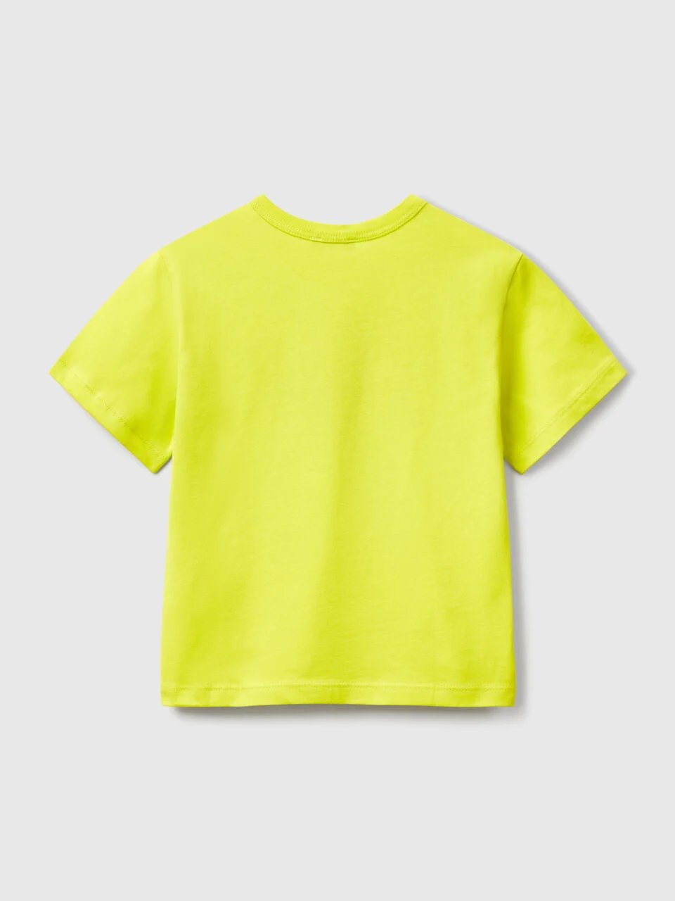 Benetton Erkek Çocuk Baskılı Tshirt 1-6 Yaş Sarı