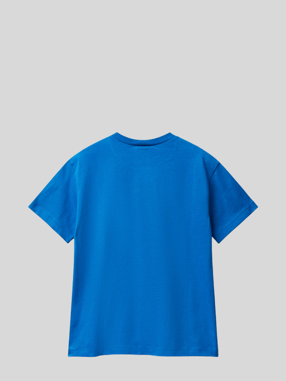 Benetton Erkek Çocuk Baskılı Tshirt 6-14 Yaş Mavi