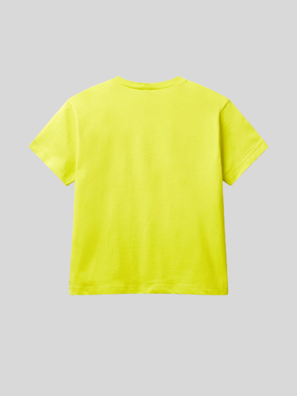 Benetton Erkek Çocuk Baskılı Tshirt 6-14 Yaş Sarı