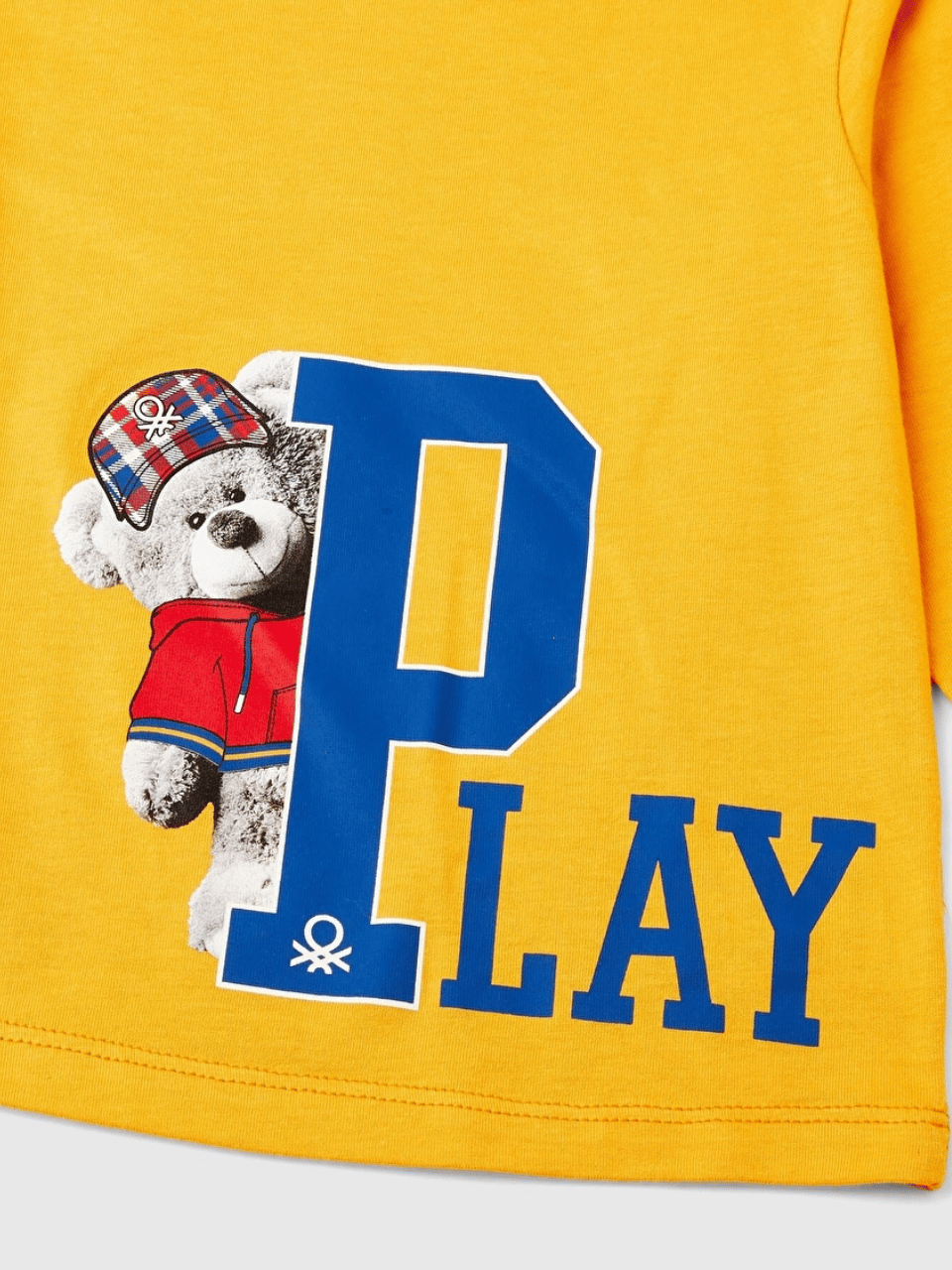 Benetton Erkek Çocuk Fotoraf Baskılı Sweatshirt 1-6 Yaş HARDAL