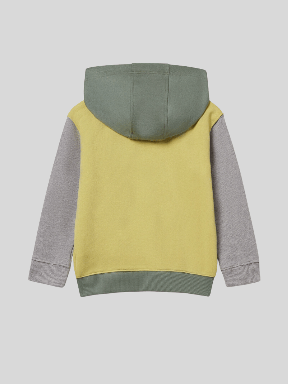Benetton Erkek Çocuk Kapüşonlu Sweatshirt 1-6 Yaş Sarı