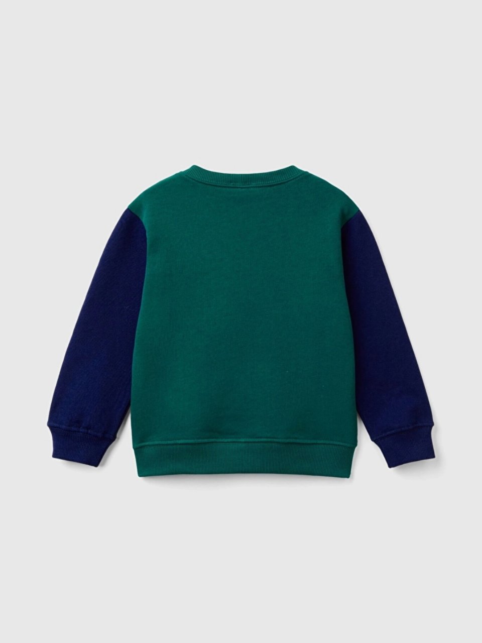 Benetton Erkek Çocuk Logo Baskılı Sweatshirt 1-6 Yaş SARI