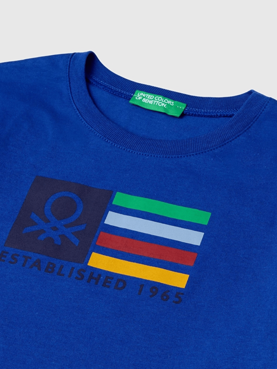 Benetton Erkek Çocuk Logo Baskılı Sweatshirt 1-6 Yaş SAKS