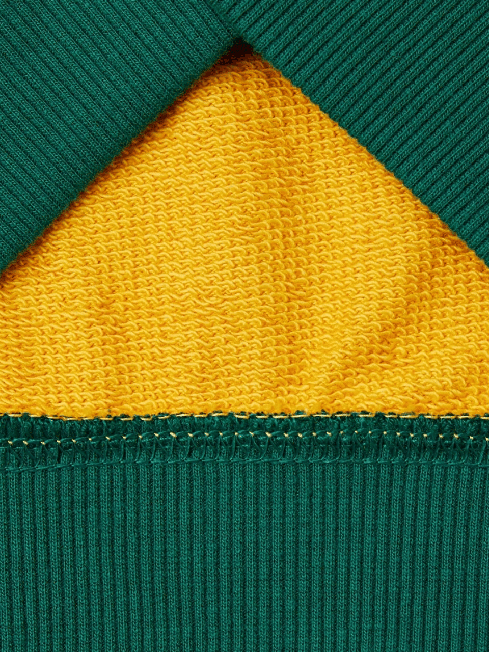 Benetton Erkek Çocuk Logo İşlemeli Fermuarlı Sweatshirt 6-14 Yaş SARI