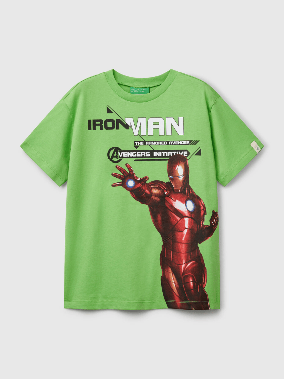 Benetton Erkek Çocuk Marvel Tshirt 6-14 Yaş Yeşil
