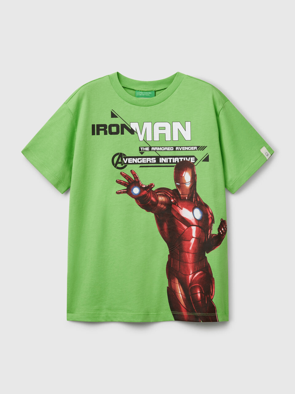 Benetton Erkek Çocuk Marvel Tshirt 6-14 Yaş Yeşil