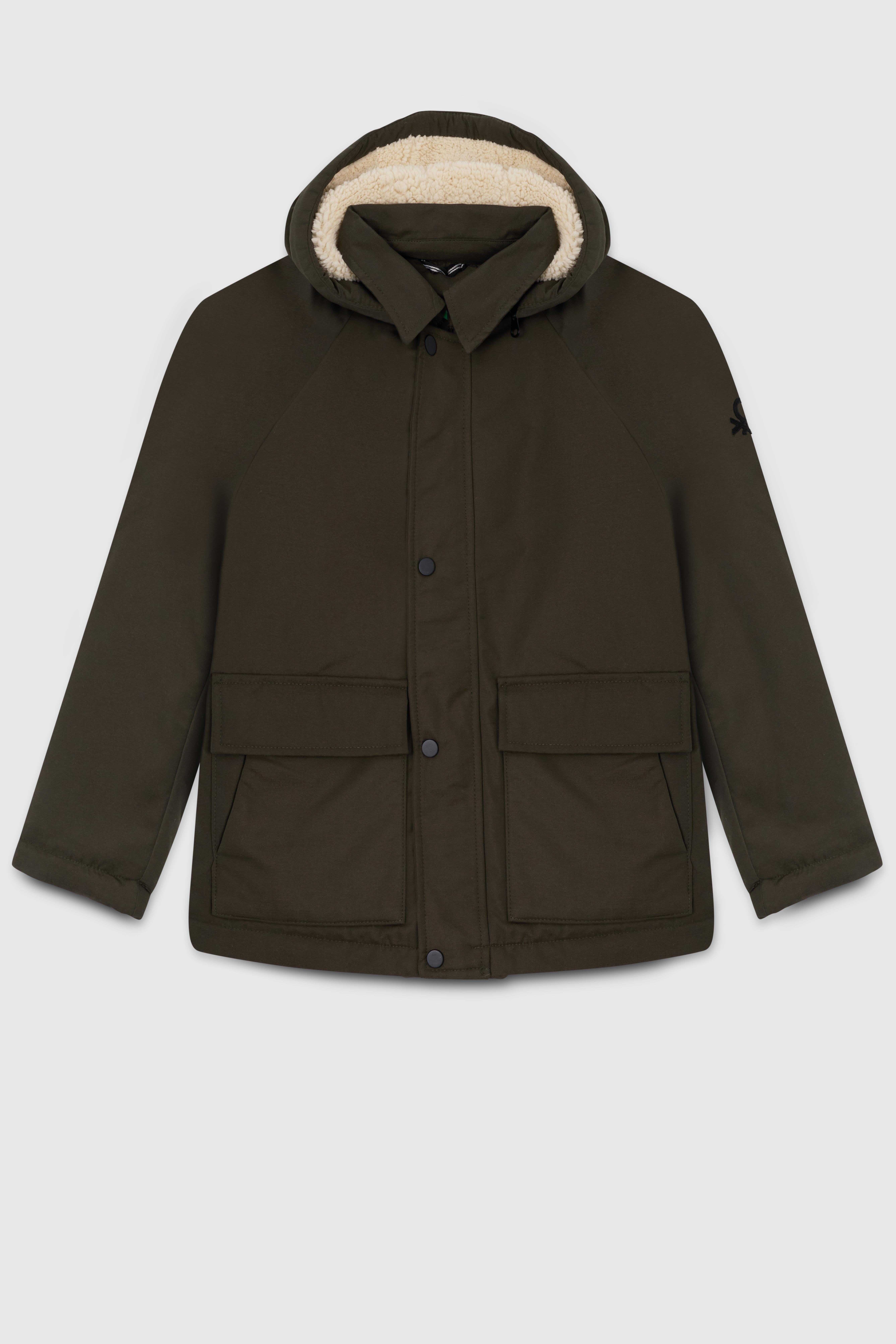 Benetton Erkek Çocuk Mont 4-14 Yaş Haki