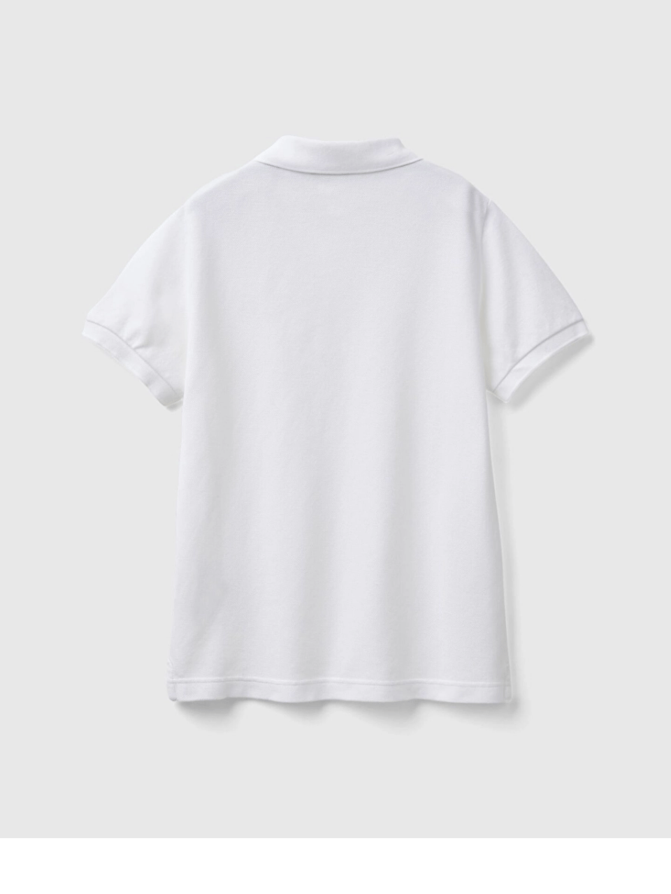 Benetton Erkek Çocuk Polo Yaka Tshirt 6-14 Yaş Beyaz