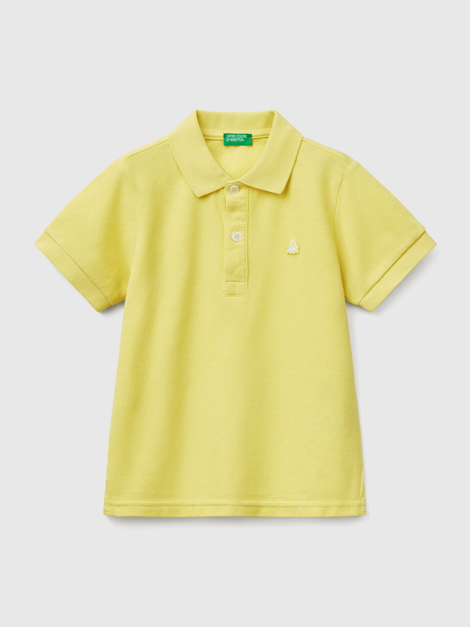 Benetton Erkek Çocuk Polo YakaTshirt 1-6 Yaş Sarı