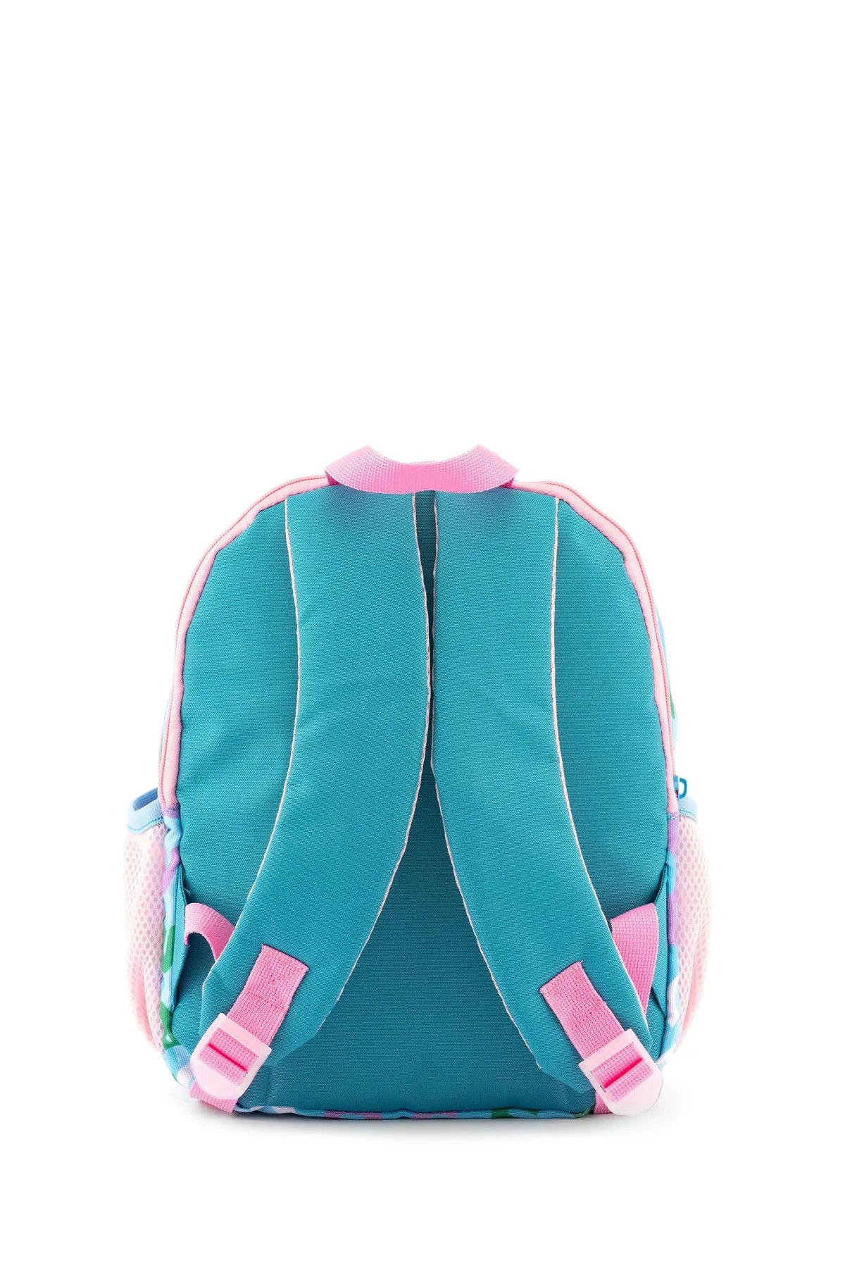 Benetton Harf Baskılı Kız Çocuk Anaokul Çantası Turkuaz