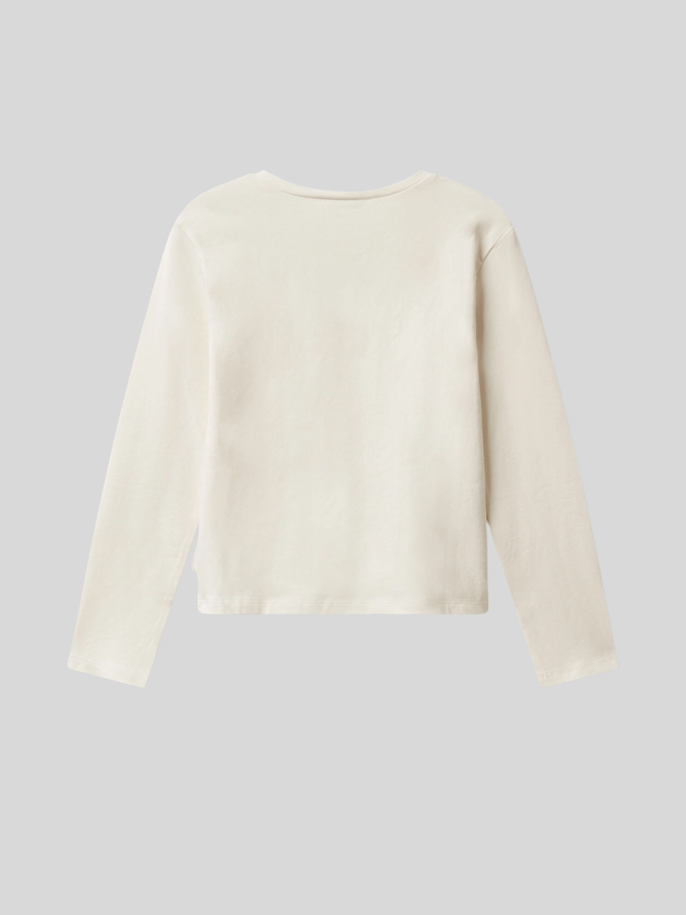 Benetton Kız Çocuk Baskılı Sweatshirt 6-14 Yaş Ekru