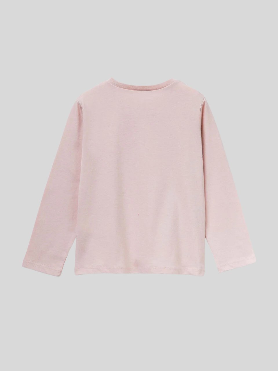 Benetton Kız Çocuk Baskılı Sweatshirt 1-6 Yaş Pembe