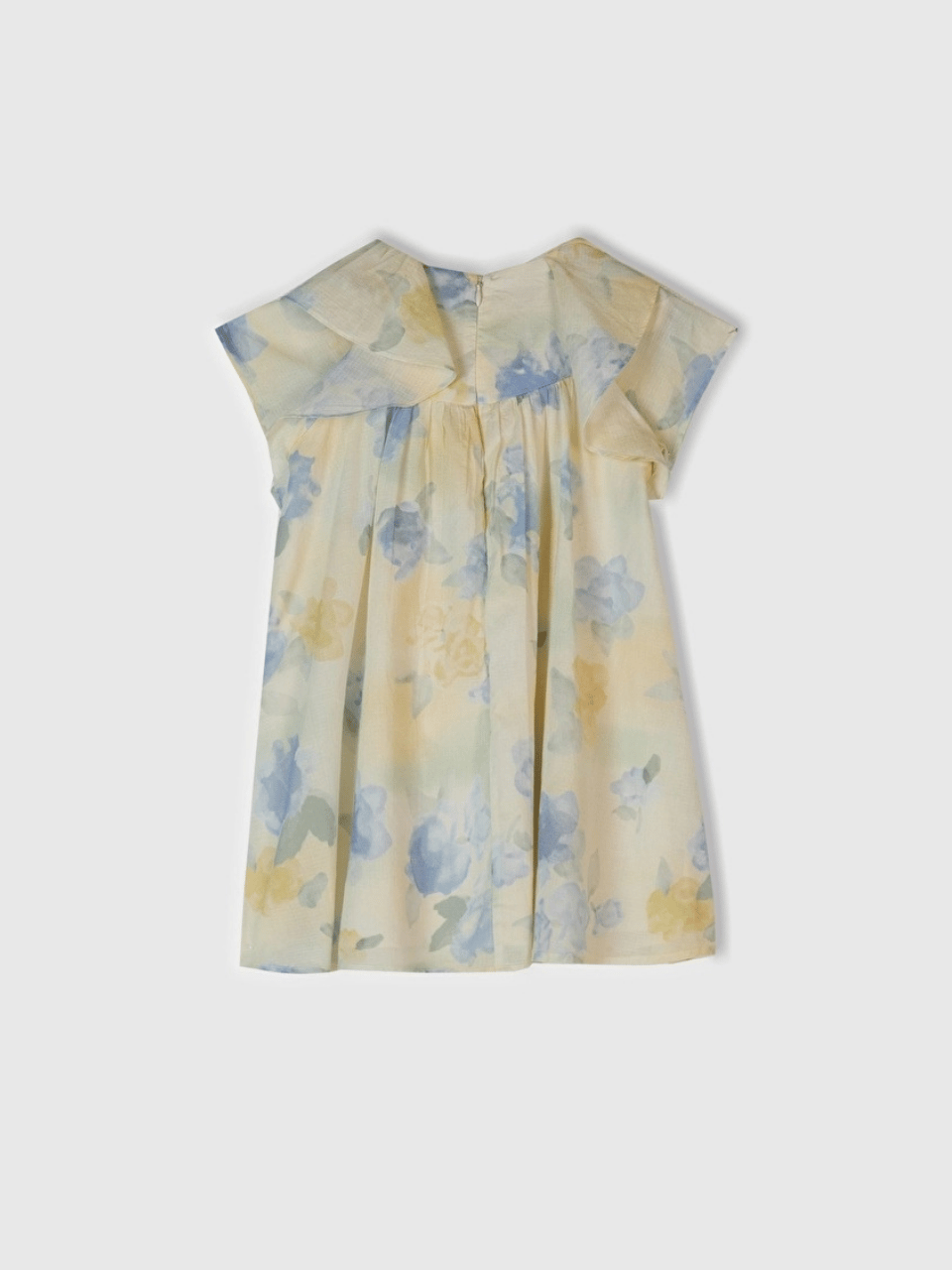 Benetton Kız Çocuk Batik Elbise 1-6 Yaş Mavi