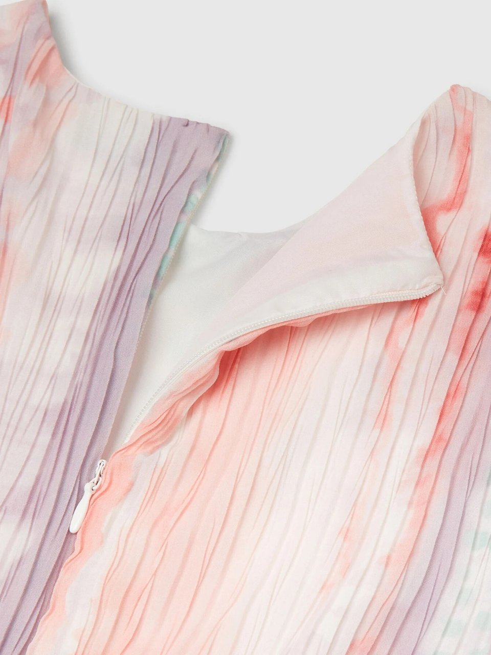 Benetton Kız Çocuk Batik Elbise 6-14 Yaş Pembe