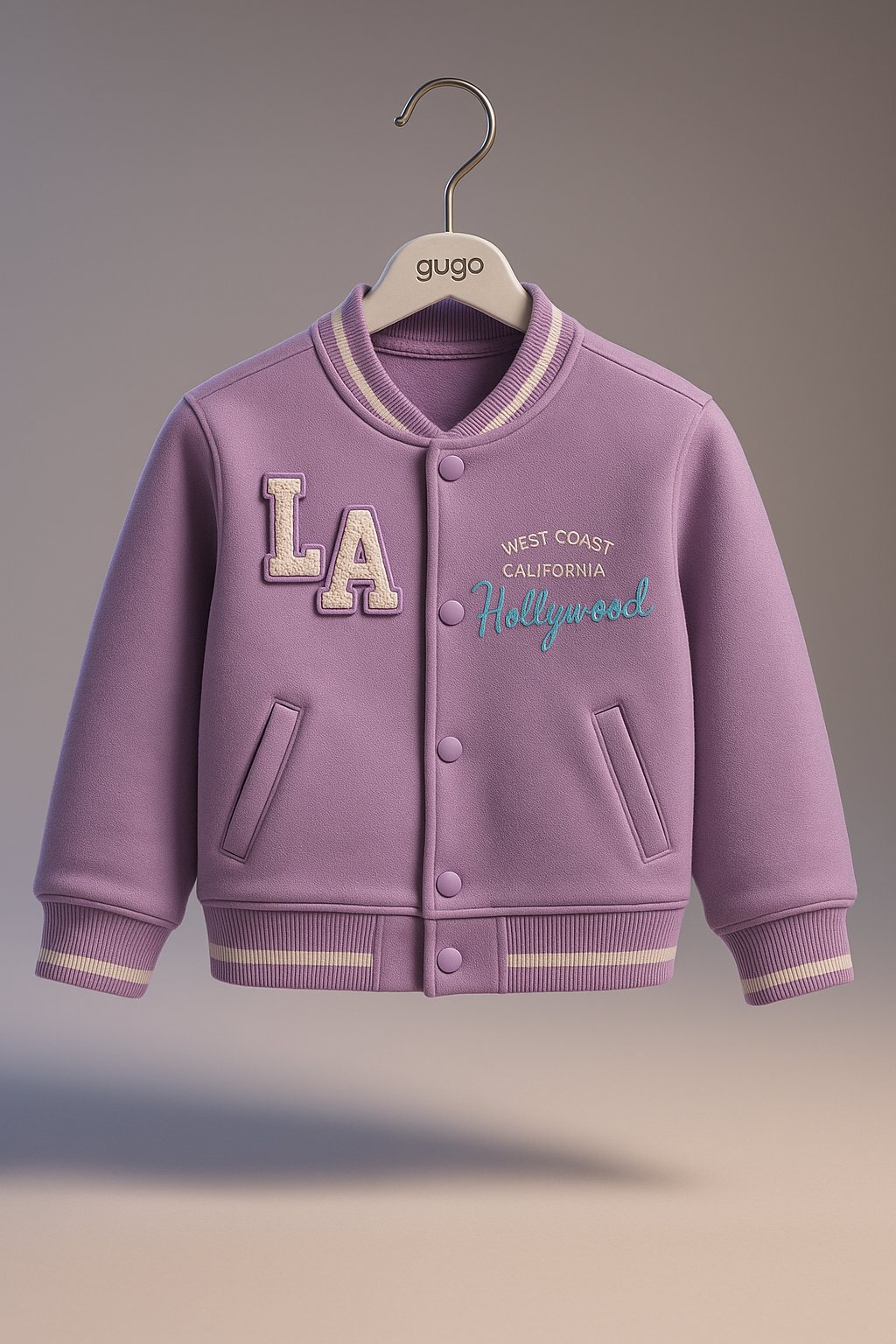 Benetton Kız Çocuk Bomber Sweatshirt Hırka 1-6 Yaş Lila