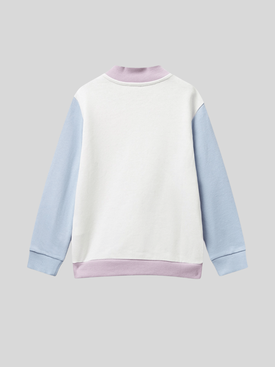 Benetton Kız Çocuk Fermuarlı Sweatshirt 1-6 Yaş Lila