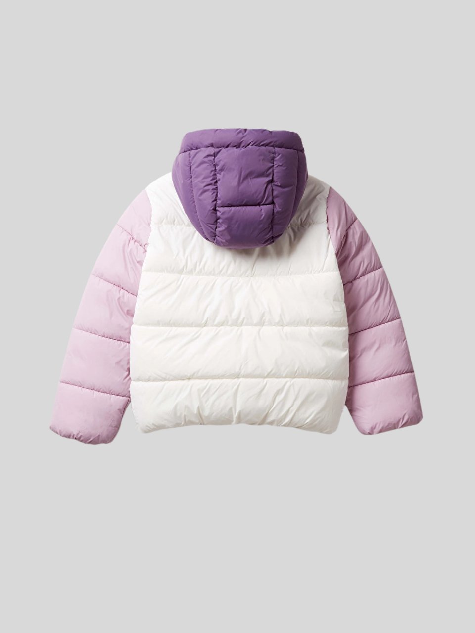 Benetton Kız Çocuk Mont 6-14 Yaş Beyaz