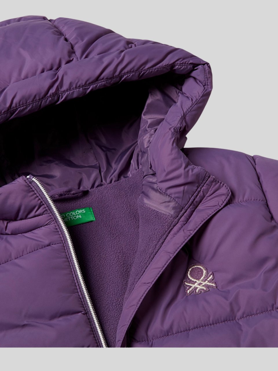 Benetton Kız Çocuk Mont 6-14 Yaş Mor