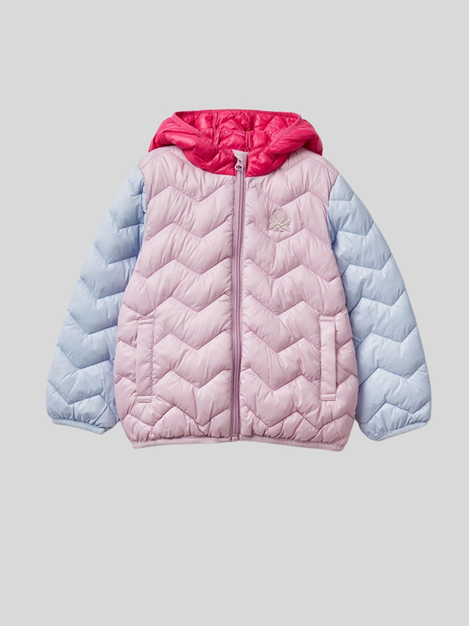 Benetton Kız Çocuk Renkli Mont 1-6 Yaş Pembe