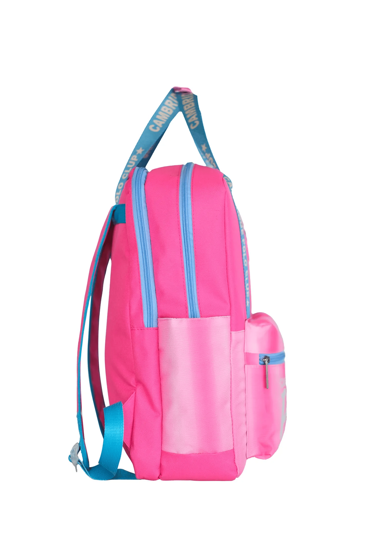 Cambridge Polo Club American Chic Çok Gözlü Unisex Çocuk İlkokul Çantası Pembe