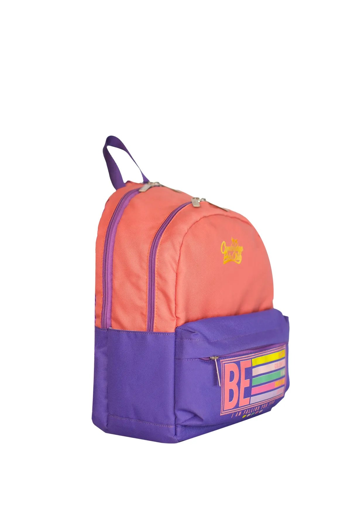 Cambridge Polo Club Be Happy Ön Cepli Unisex Çocuk Anaokulu Çantası Fuşya
