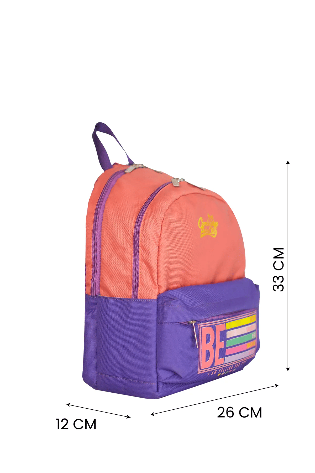 Cambridge Polo Club Be Happy Ön Cepli Unisex Çocuk Anaokulu Çantası Fuşya