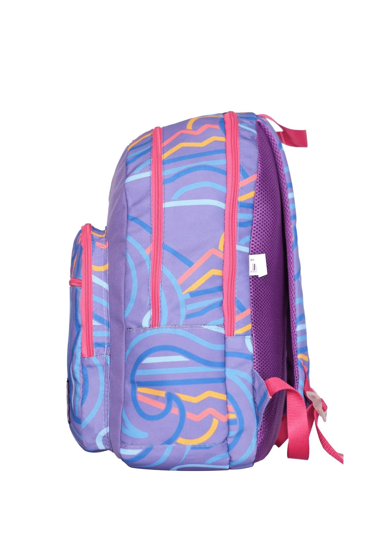 Cambridge Polo Club Wave Çok Gözlü Unisex Çocuk İlkokul Çantası Mor