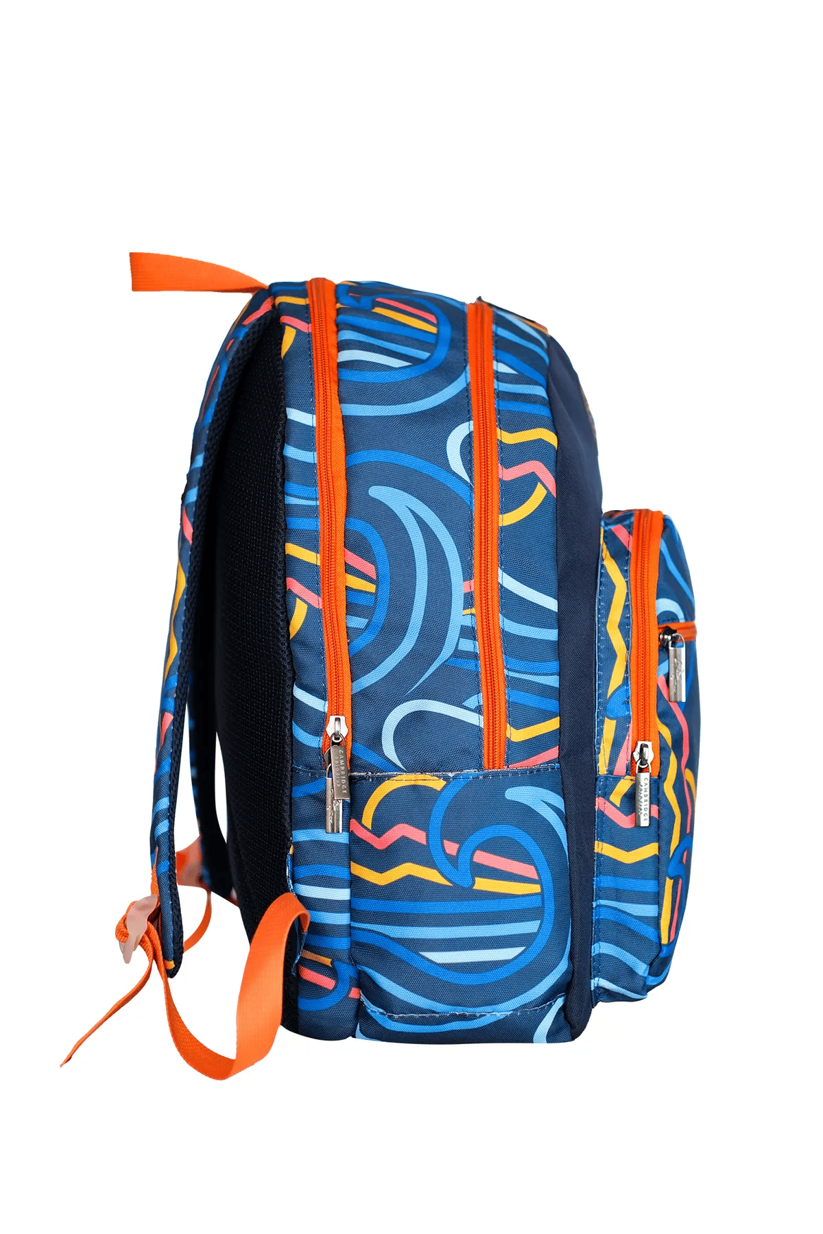 Cambridge Polo Club Wave Çok Gözlü Unisex Çocuk İlkokul Çantası Lacivert