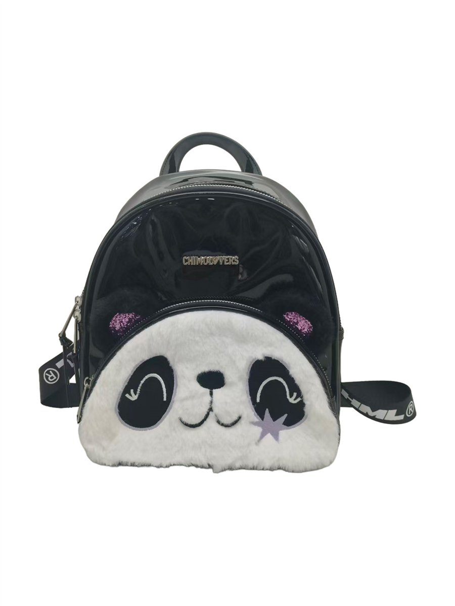 Chimola Chımo Lovers Peluş Panda Sırt Çantası Kahverengi
