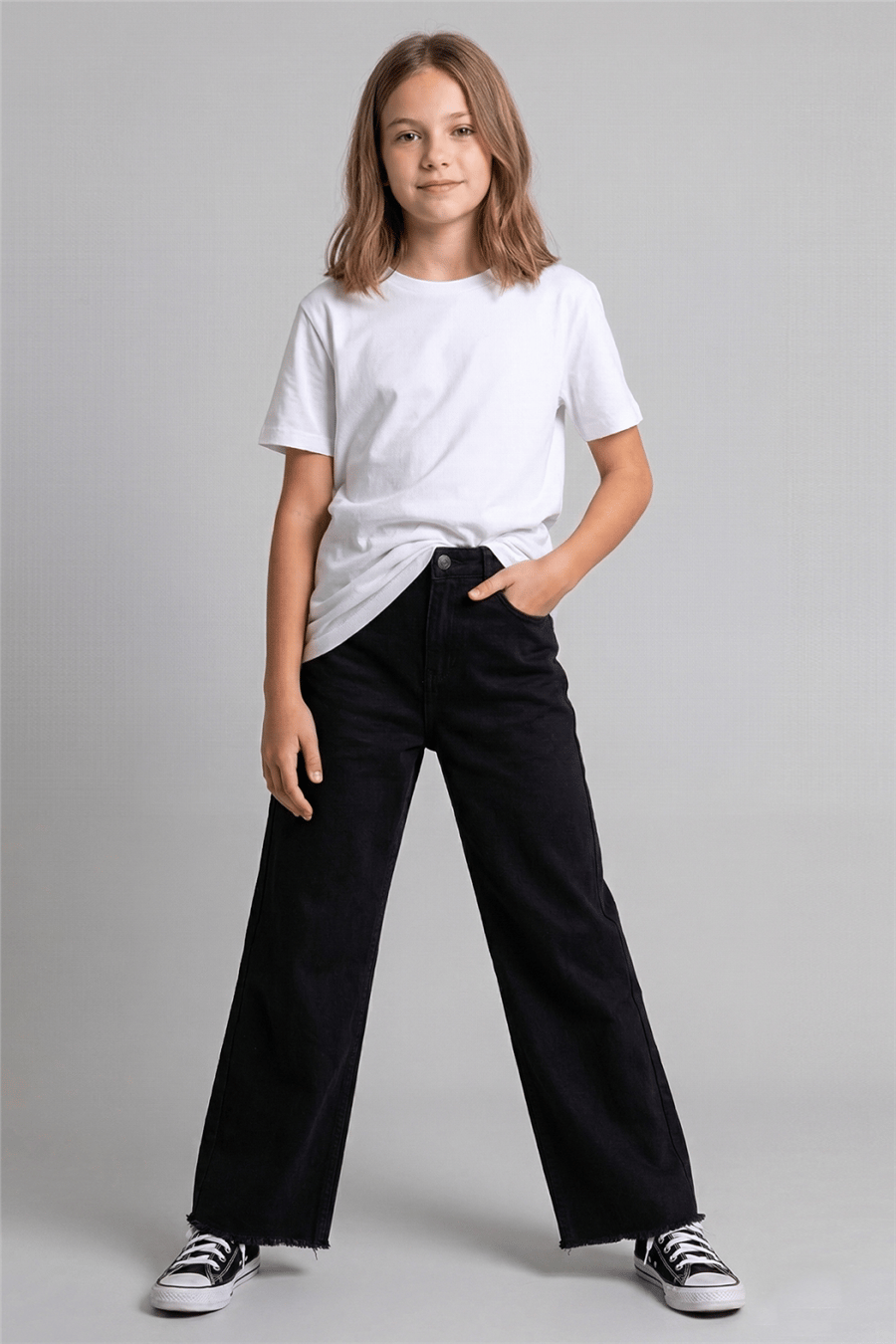 Dmb Çocuk Basic Tshirt 9-14 Yaş Beyaz
