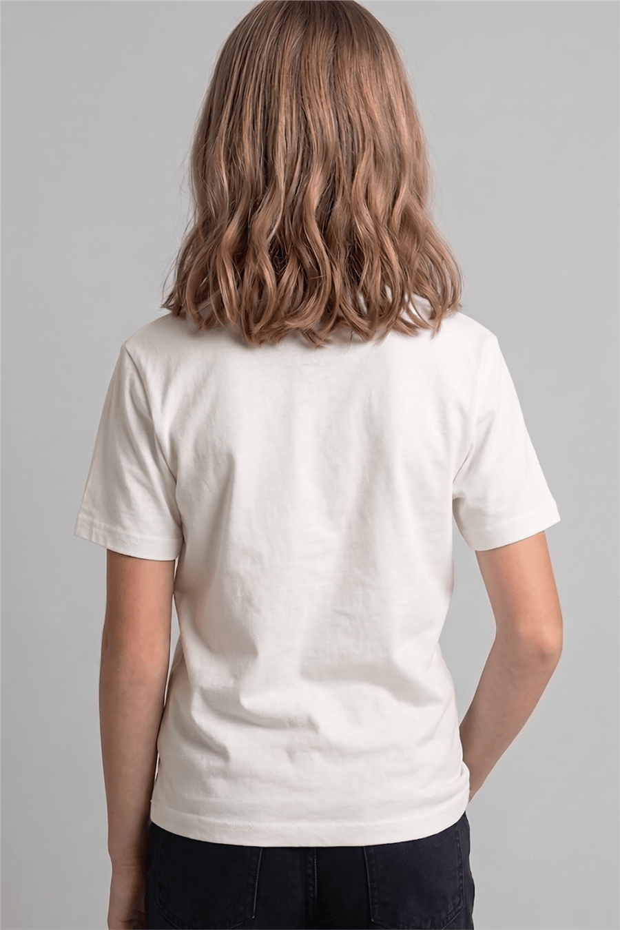 Dmb Çocuk Basic Tshirt 9-14 Yaş Ekru