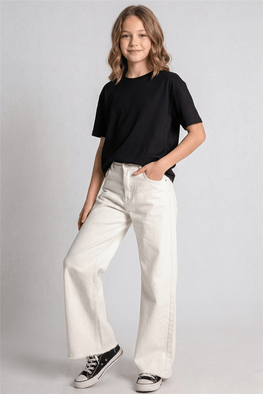 Dmb Çocuk Basic Tshirt 9-14 Yaş Siyah