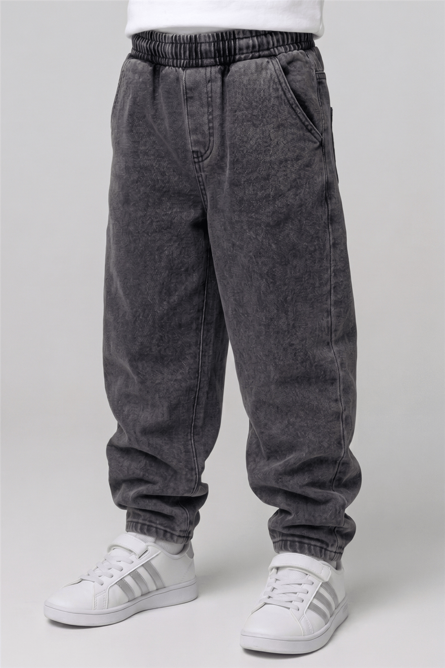 Dmb Erkek Çocuk Denim Pantolon 4-9 Yaş Füme