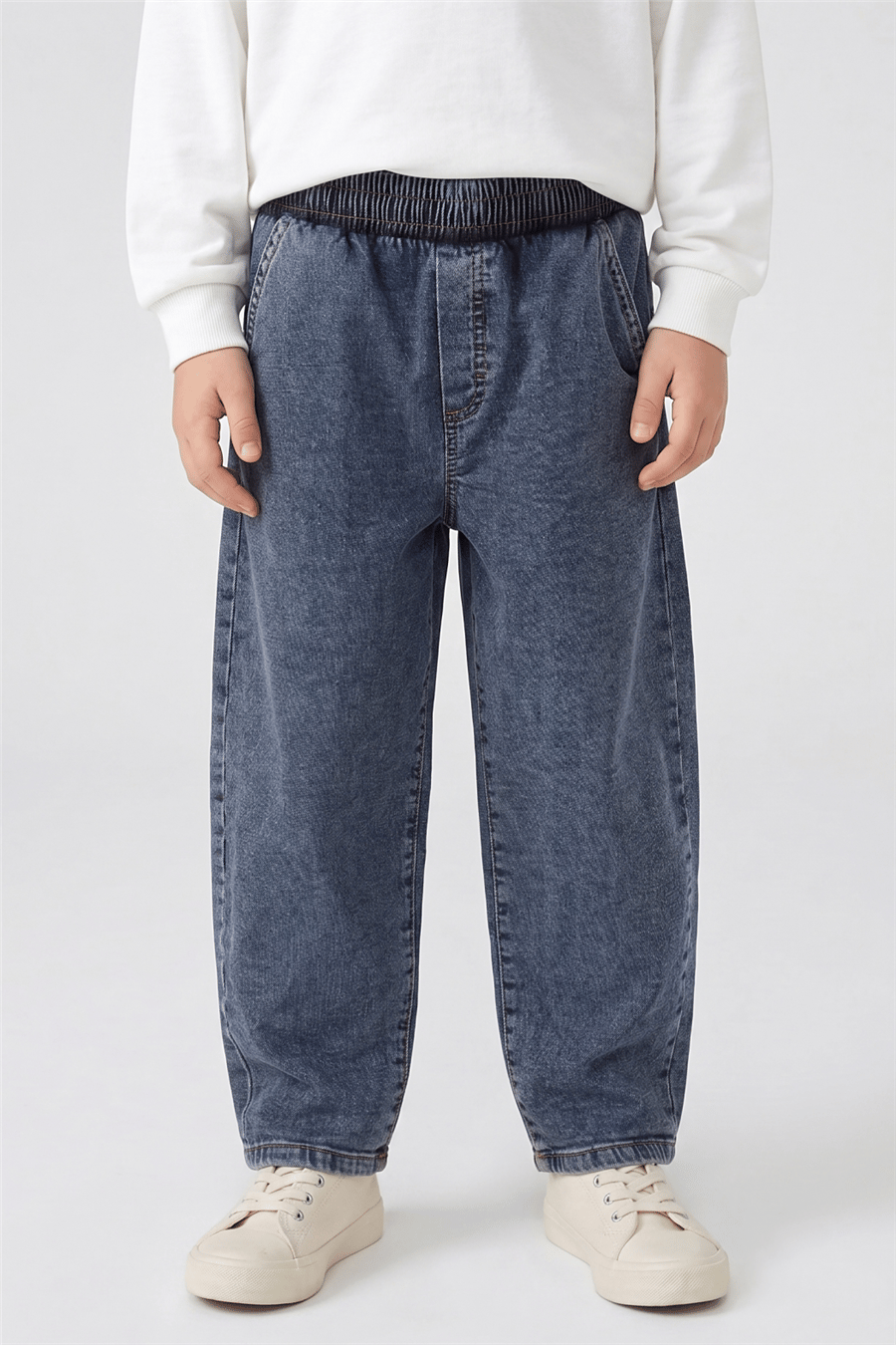 Dmb Erkek Çocuk Denim Pantolon 4-9 Yaş İndigo