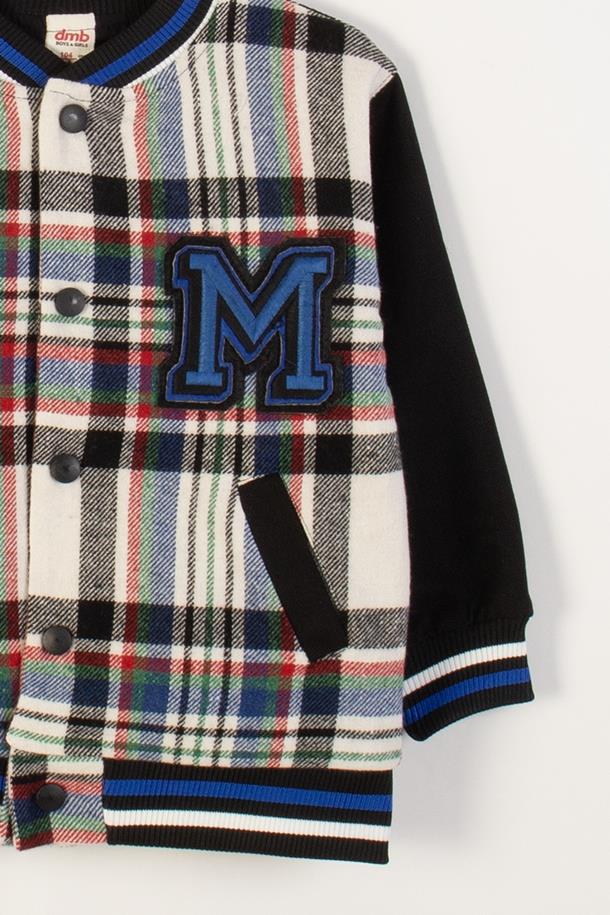 Dmb Erkek Çocuk Ekoseli Kolej Ceket 4-9 Yaş SAKS