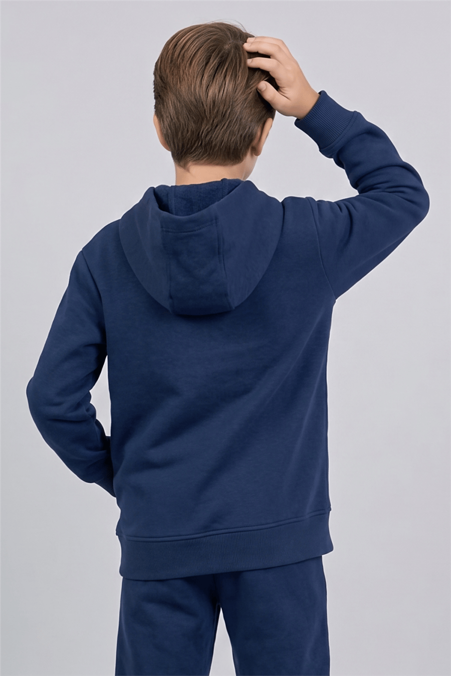 Dmb Erkek Çocuk Fermuarlı Sweatshirt 7-15 Yaş Lacivert