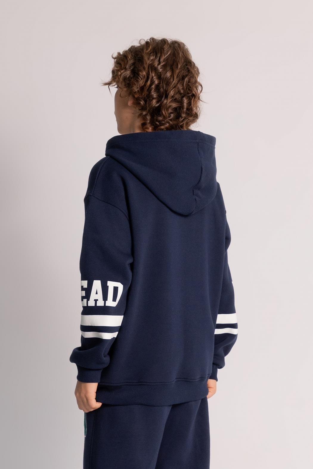 Dmb Erkek Çocuk Kolej Sweatshirt 9-14 Yaş LACİVERT