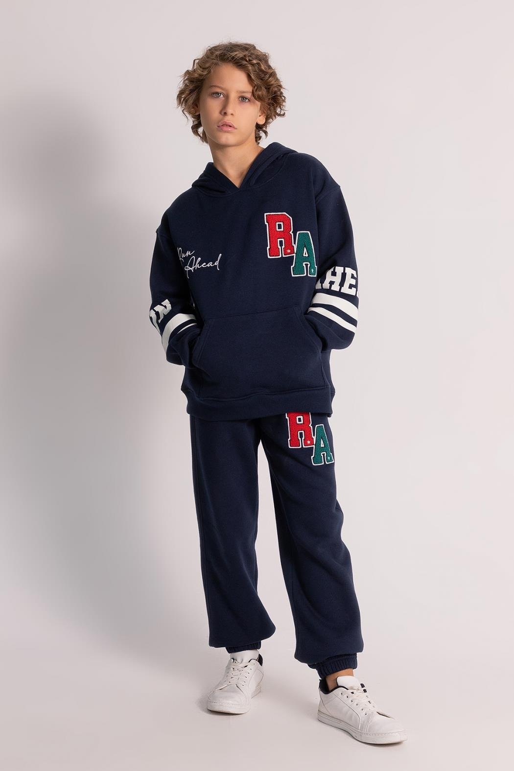 Dmb Erkek Çocuk Kolej Sweatshirt 9-14 Yaş LACİVERT