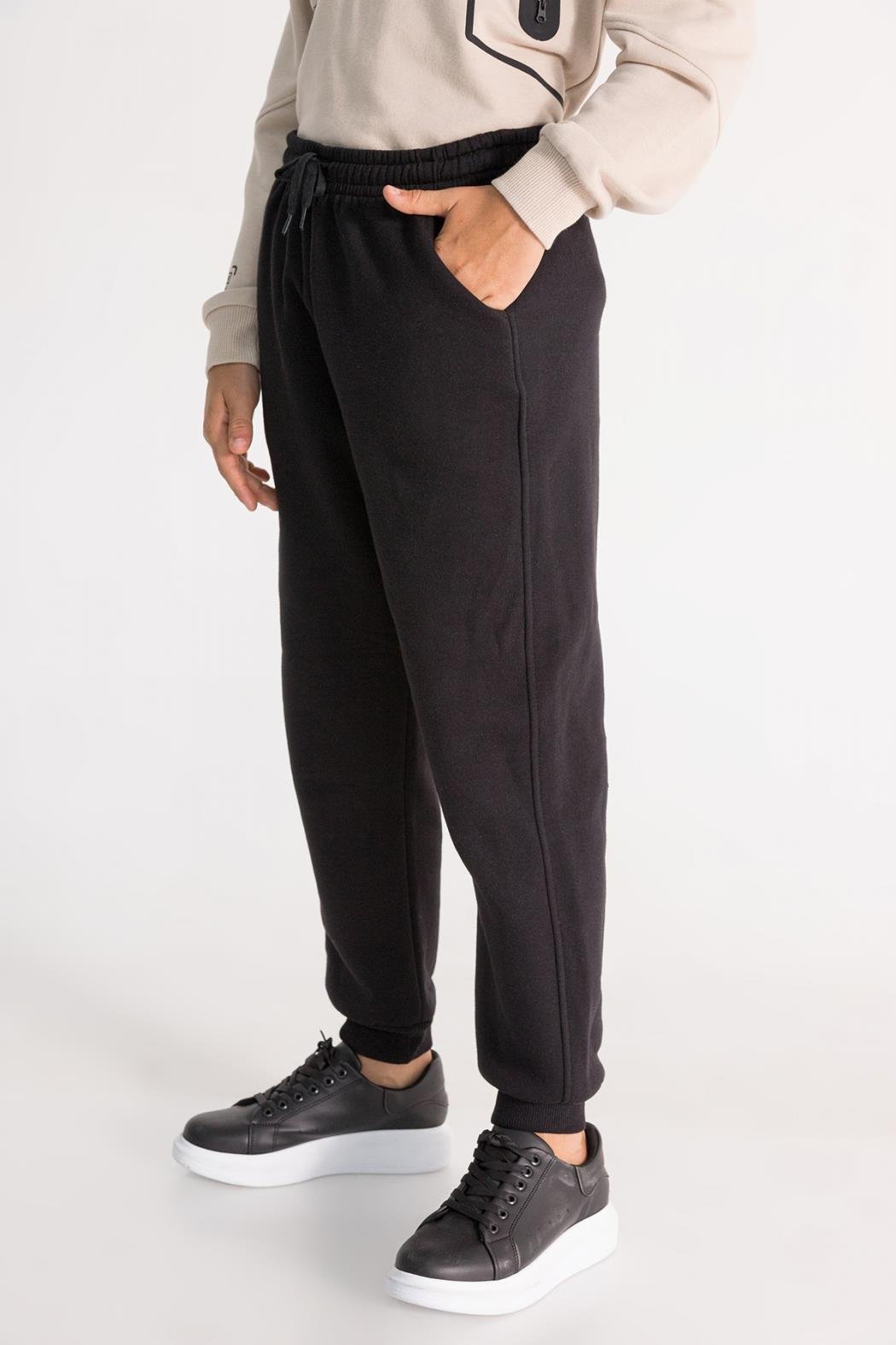 Dmb Erkek Çocuk Şardonlu Eşofman Altı 9-14 Yaş SİYAH