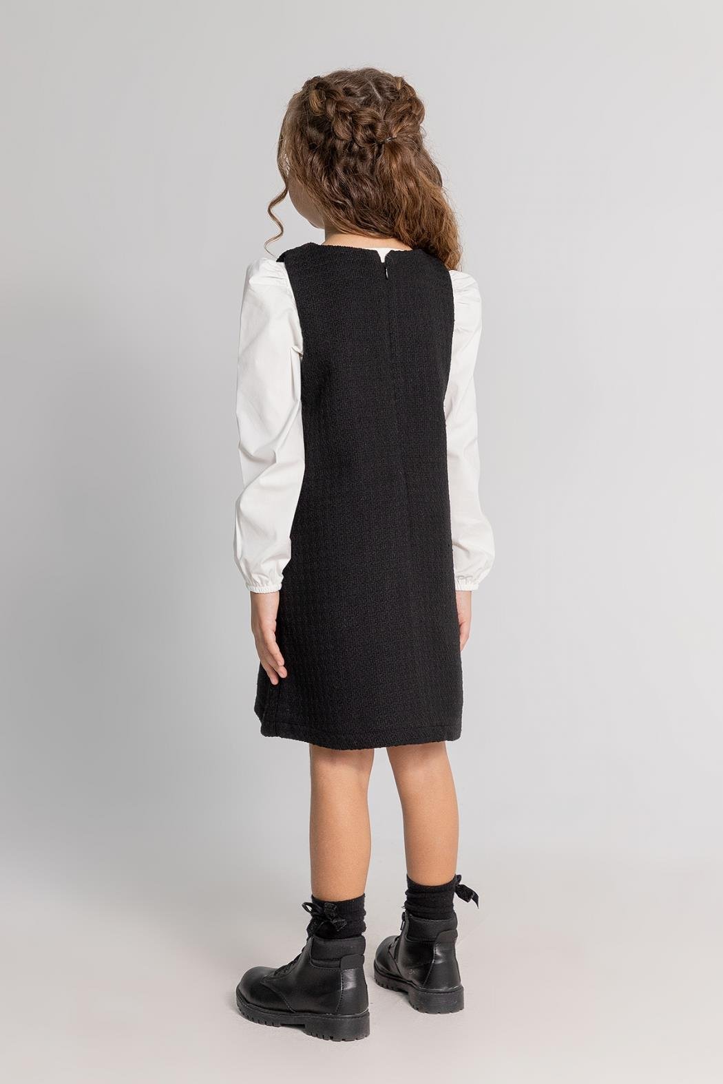 Dmb Kız Çocuk 2'Li Elbise 4-9 Yaş Siyah