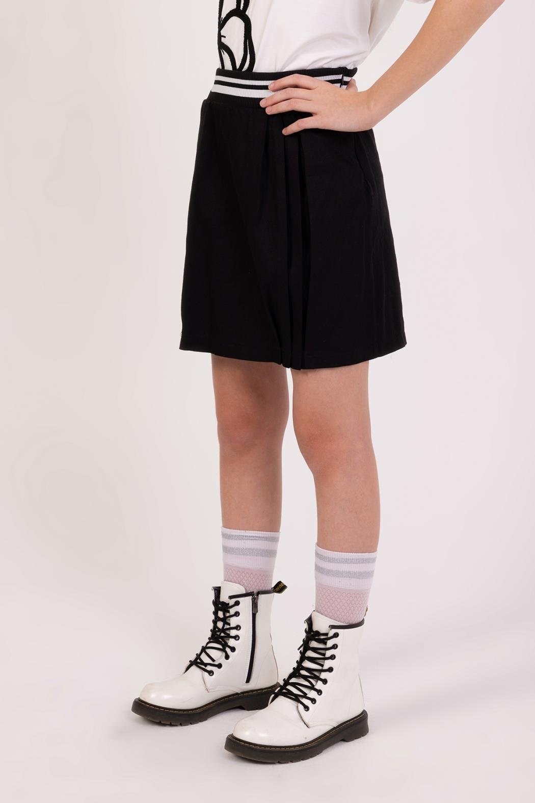 Dmb Kız Çocuk Dokum Etek 9-14 Yaş Siyah