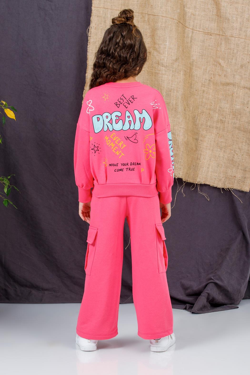 Dmb Kız Çocuk Eşofman Takım 4-9 Yaş FUŞYA