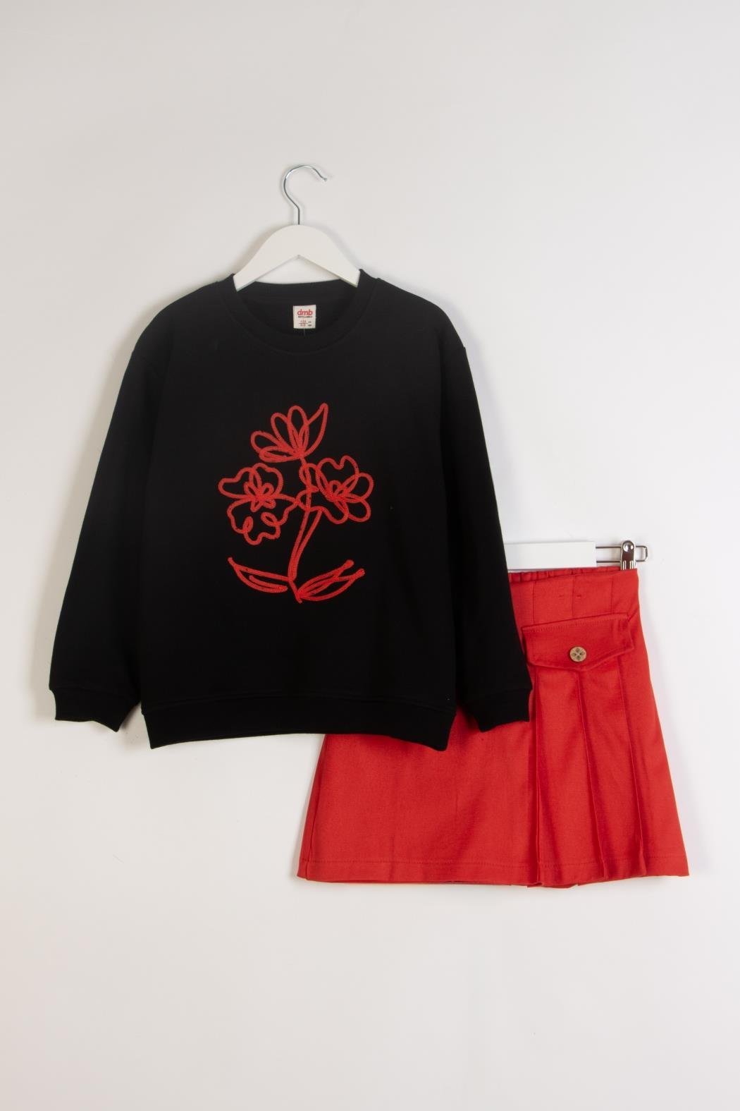 Dmb Kız Çocuk Etekli Takım 4-9 Yaş SİYAH