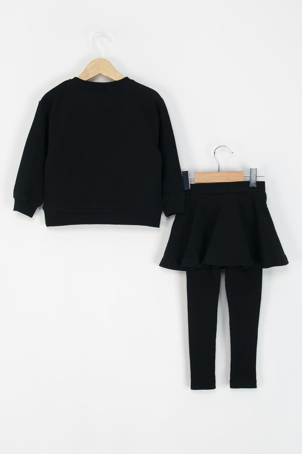 Dmb Kız Çocuk Hello Kitty Taytlı Takım 3-8 Yaş Siyah