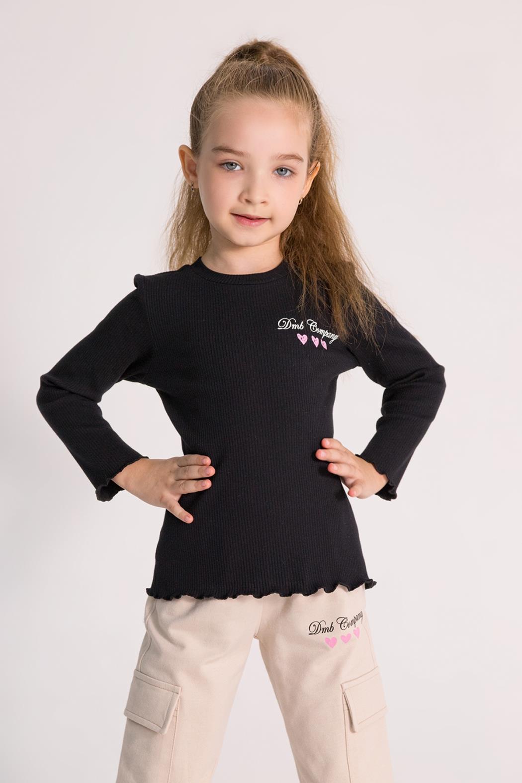 Dmb Kız Çocuk Kaşkorse Body 3-8 Yaş SİYAH