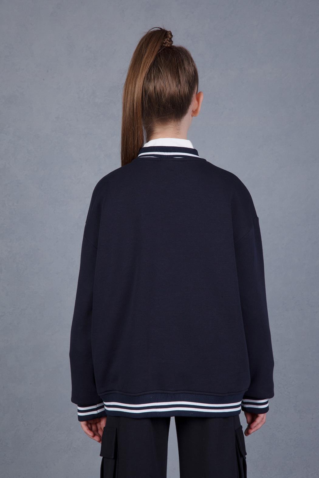 Dmb Kız Çocuk Kolej Ceket 11-15 Yaş LACİVERT