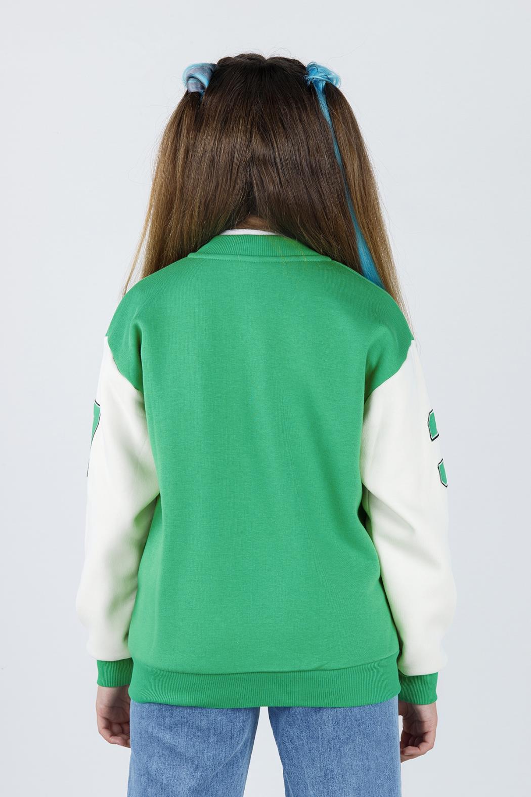 Dmb Kız Çocuk Kolej Ceket 8-14 Yaş YEŞİL