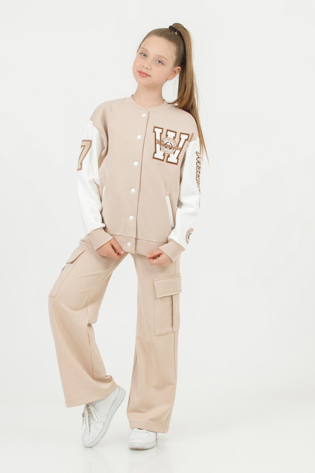 Dmb Kız Çocuk Kolej Ceket 9-14 Yaş BEJ