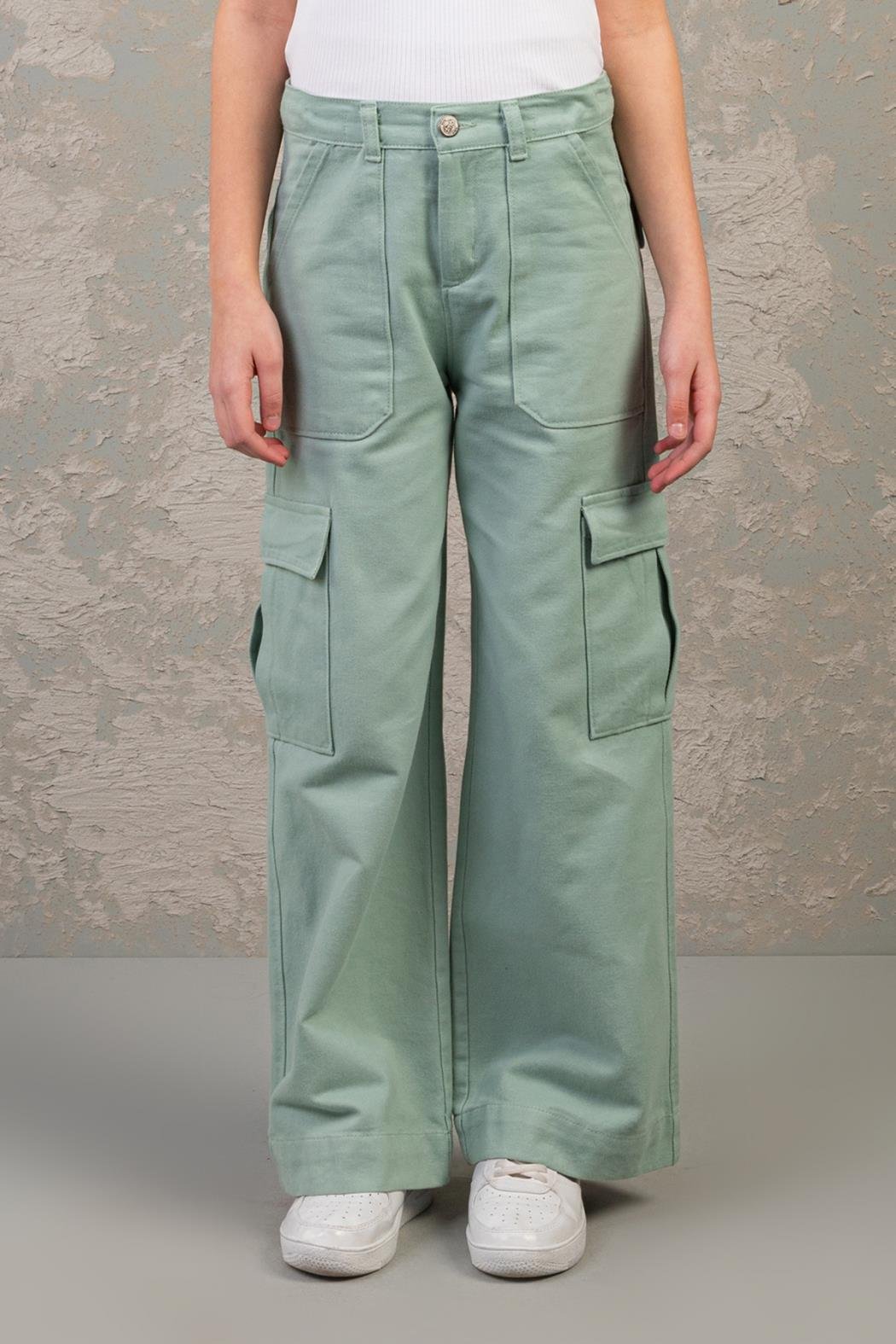 Dmb Kız Çocuk Krgo Cepli Pantolon 9-14 Yaş Mint