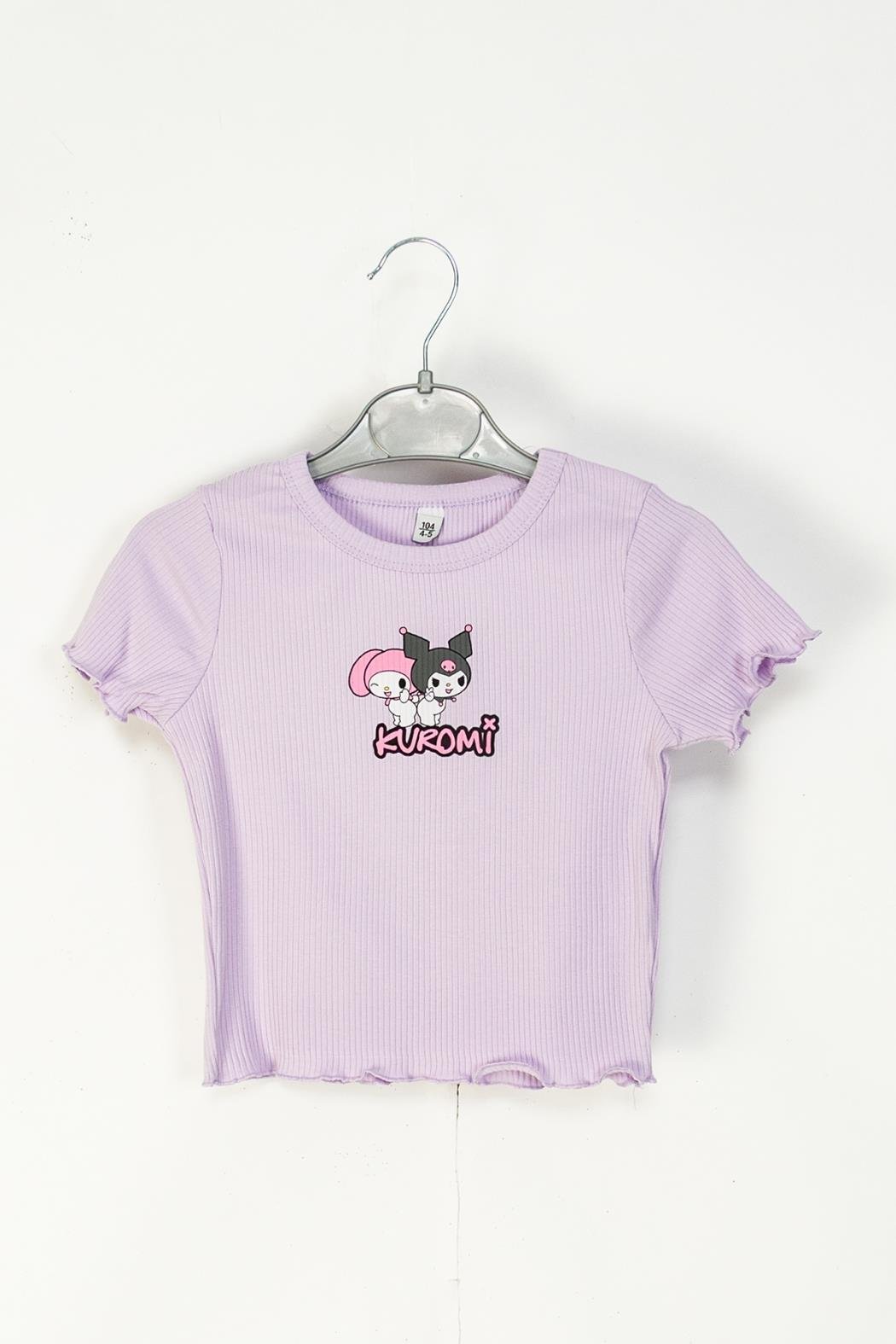 Dmb Kız Çocuk Kuromi Tshirt 9-14 Yaş Lila